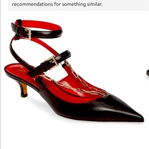 💯AUTHENTIC BRAND NEW Valentino Garavani Chain Ankle Strap Pump